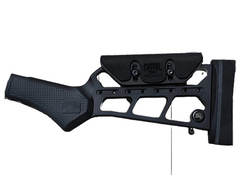 Aluminiowy chwyt pistoletowy Marlin od Chisel Machining zapewnia nowoczesny design, regulowane elementy i trwałość, idealny do klasycznych karabinów.